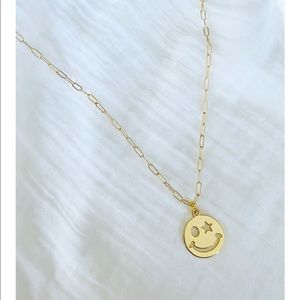 ALV Jewels Star Smiley Necklace